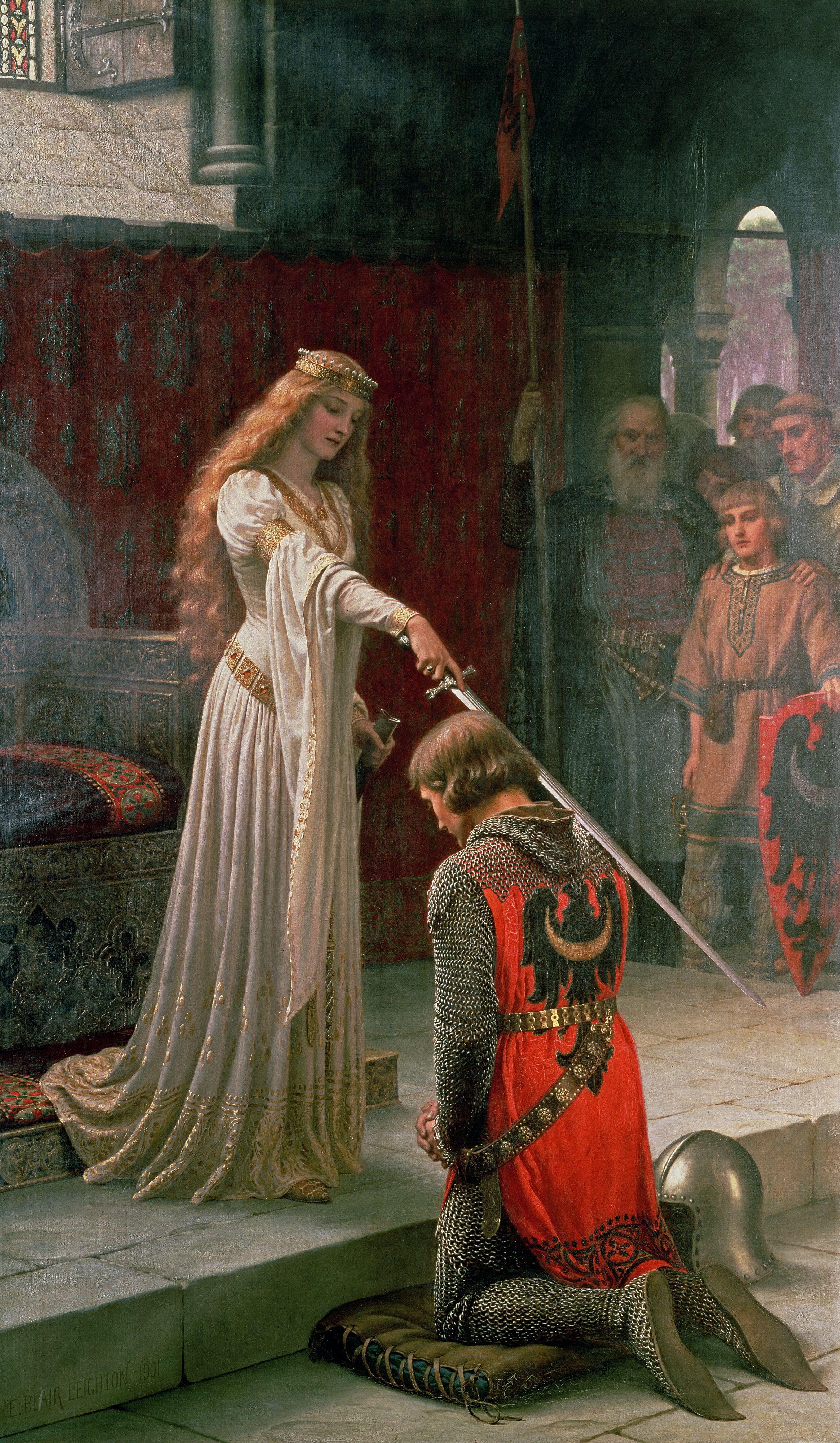 The Accolade — Edmund Blair Leighton, 1901