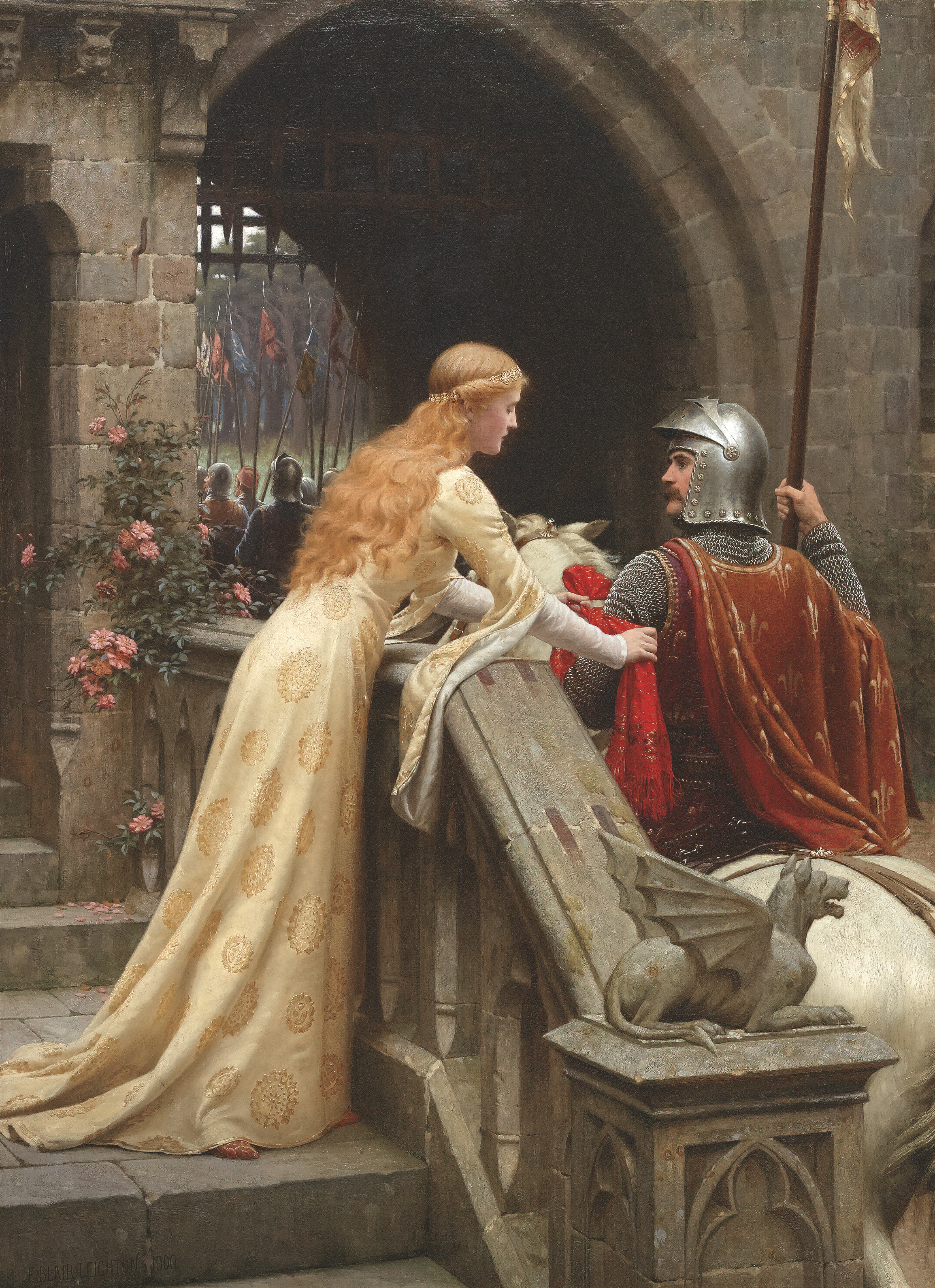 God Speed! — Edmund Blair Leighton, 1900